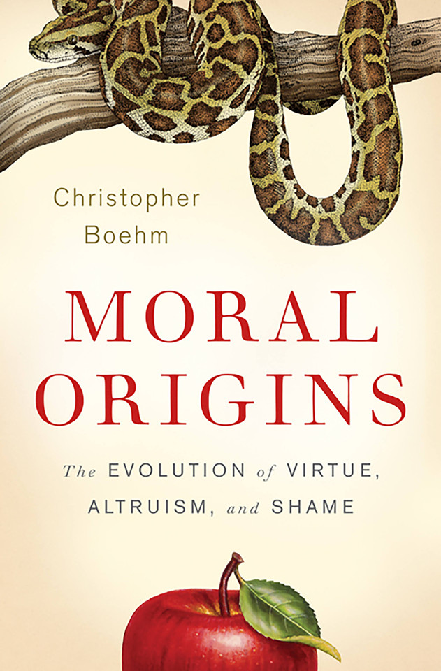 Moral Origins: The Evolution of Virtue, Altruism, and Shame book cover by Christopher Boehm