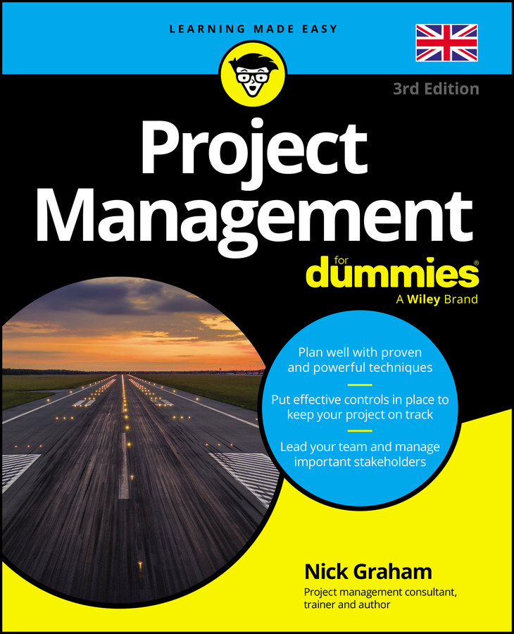 Project Management For Dummies - UK book cover by Nick Graham