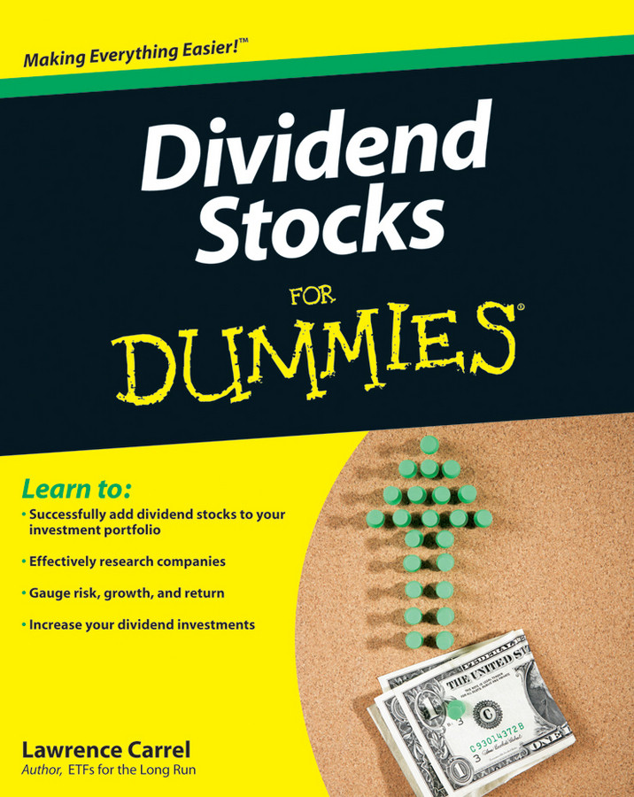 Dividend Stocks For Dummies book cover by Lawrence Carrel
