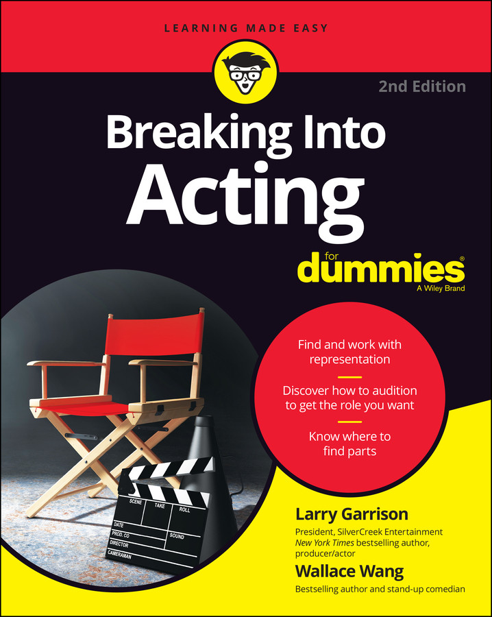 Breaking into Acting For Dummies book cover by Larry Garrison, Wallace Wang