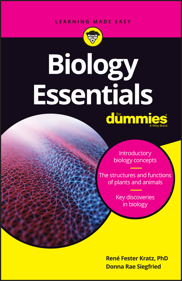 Biology Essentials For Dummies book cover by Rene Fester Kratz, Donna Rae Siegfried