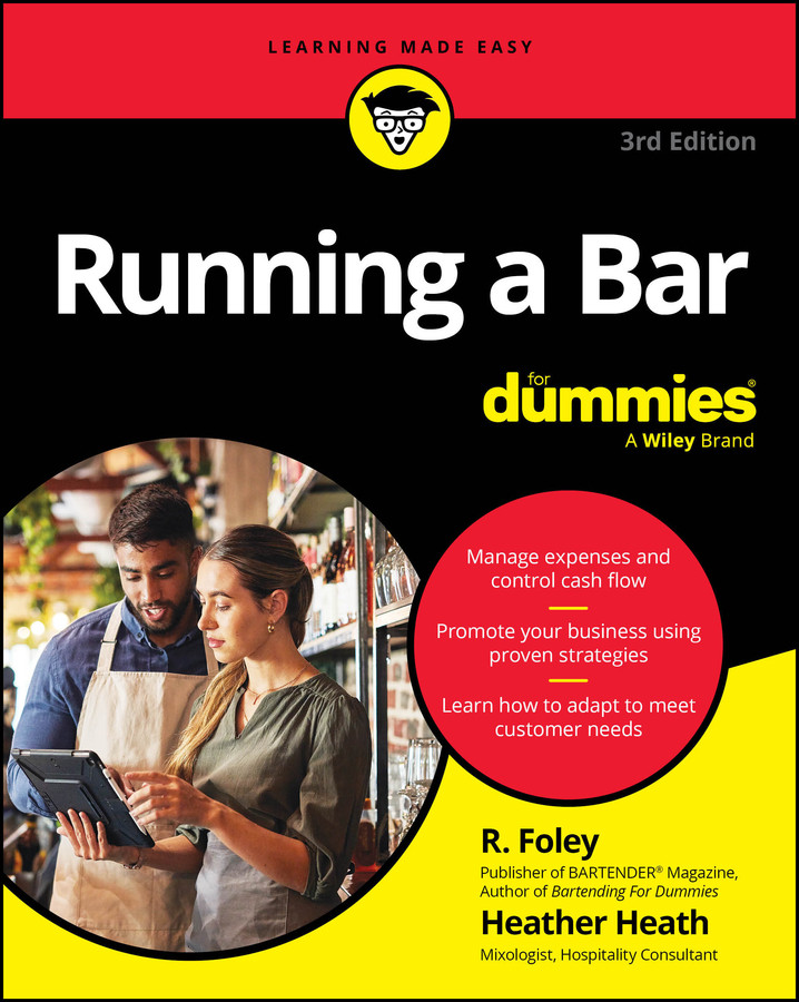 Running A Bar For Dummies book cover by R. Foley, Heather Heath