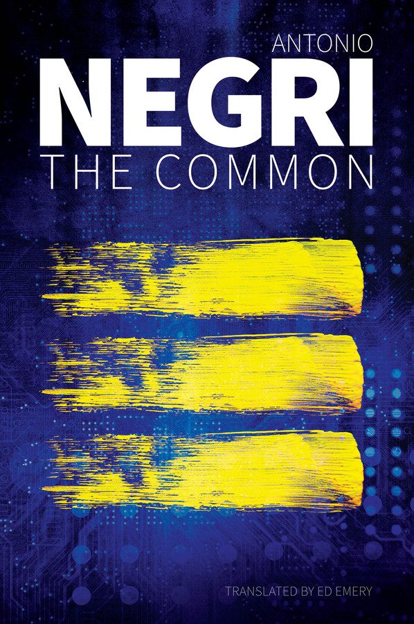 The Common book cover by Antonio Negri