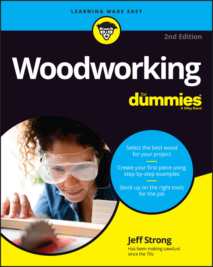 Woodworking For Dummies book cover by Jeff Strong