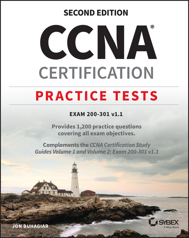 CCNA Certification Practice Tests: Exam 200-301 v1.1 (Sybex Study Guide) book cover by Jon Buhagiar