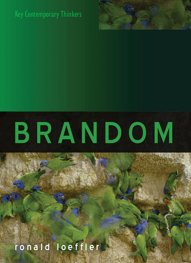 Brandom (Key Contemporary Thinkers) book cover by Ronald Loeffler