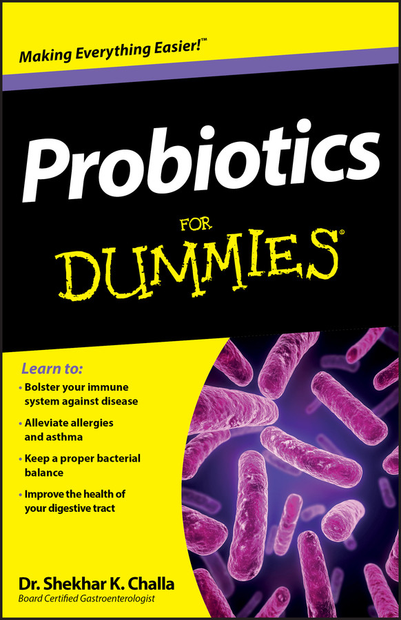 Probiotics For Dummies book cover by Shekhar Challa