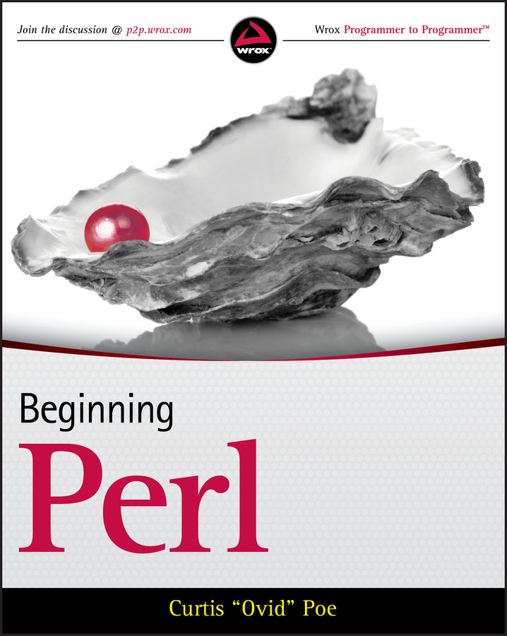 Beginning Perl book cover by Curtis Poe