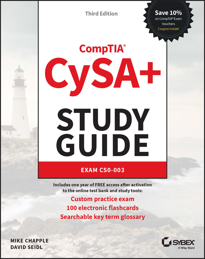 CompTIA CySA+ Study Guide: Exam CS0-003 (Sybex Study Guide) book cover by Mike Chapple, David Seidl
