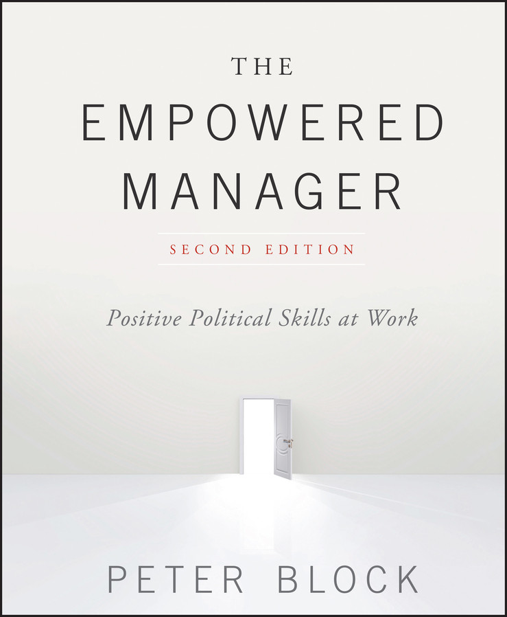 The Empowered Manager: Positive Political Skills at Work book cover by Peter Block