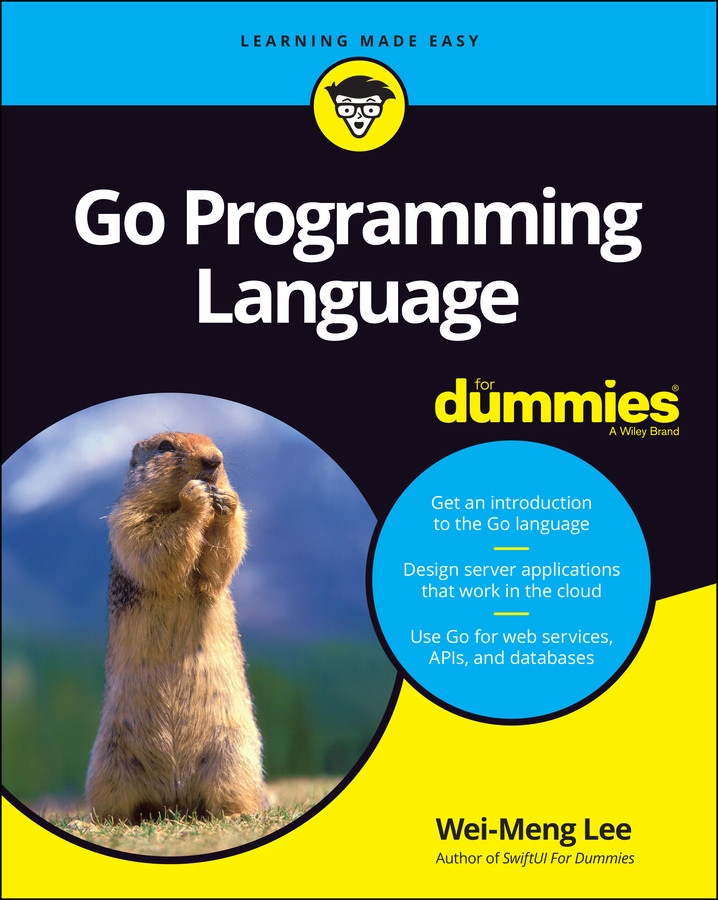 Go Programming Language For Dummies book cover by Wei-Meng Lee