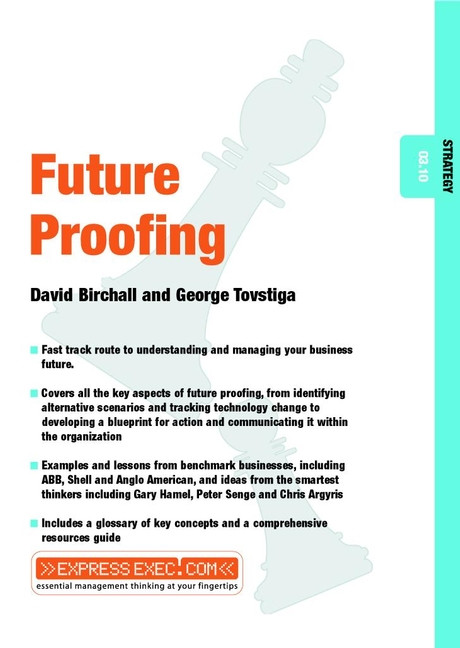 Future Proofing: Strategy 03.10 (Express Exec) book cover by David Birchall, George Tovstiga