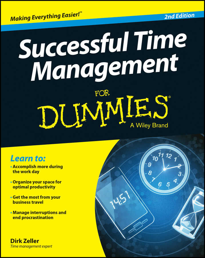 Successful Time Management For Dummies book cover by Dirk Zeller