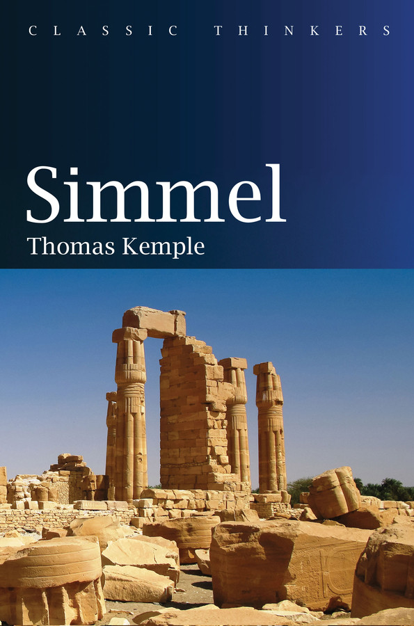 Simmel book cover by Thomas Kemple