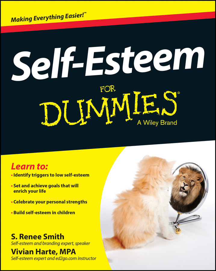 Self-Esteem For Dummies book cover by S. Renee Smith, Vivian Harte