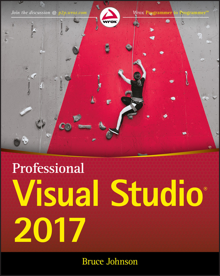 Professional Visual Studio 2017 book cover by Bruce Johnson