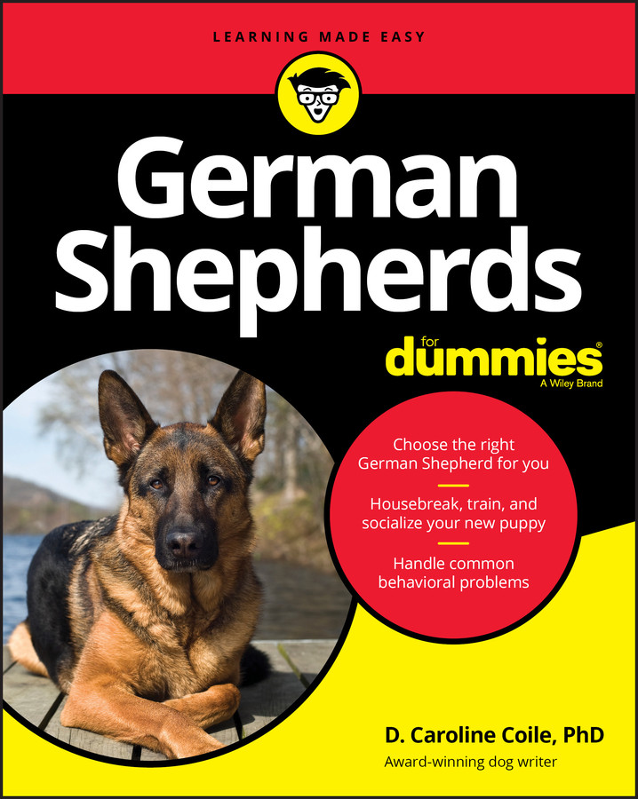 German Shepherds For Dummies book cover by D. Caroline Coile
