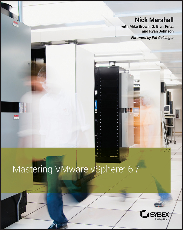 Mastering VMware vSphere 6.7 book cover by Nick Marshall, Mike Brown, G. Blair Fritz, Ryan Johnson