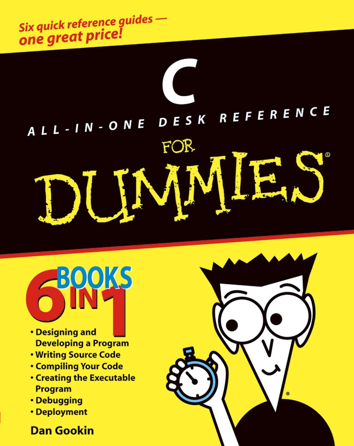 C All-in-One Desk Reference For Dummies book cover by Dan Gookin