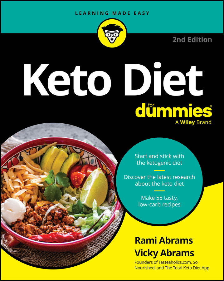 Keto Diet For Dummies book cover by Rami Abrams, Vicky Abrams