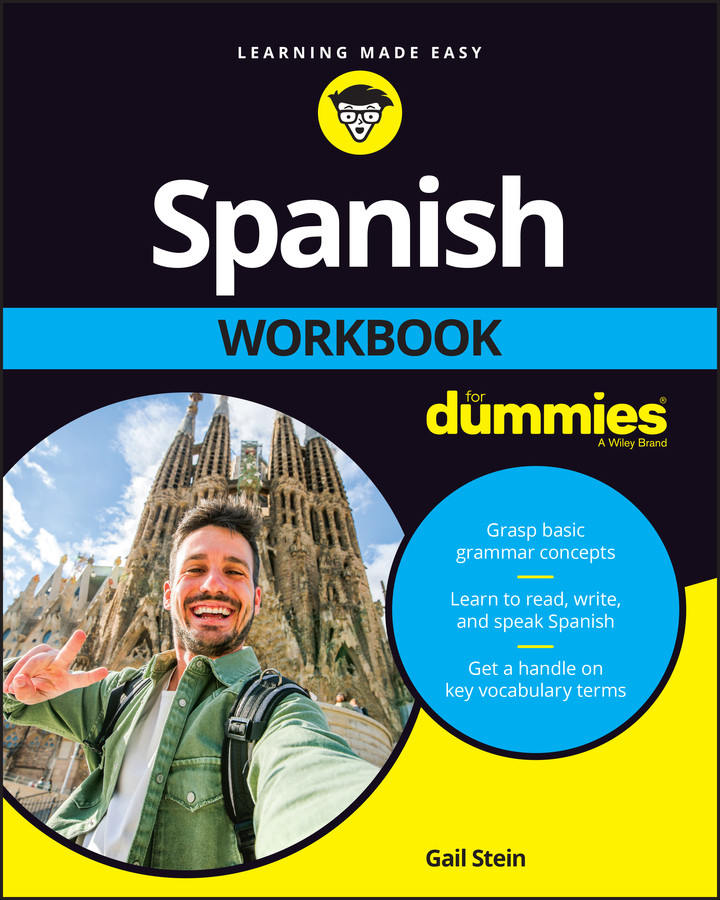 Spanish Workbook For Dummies book cover by Gail Stein