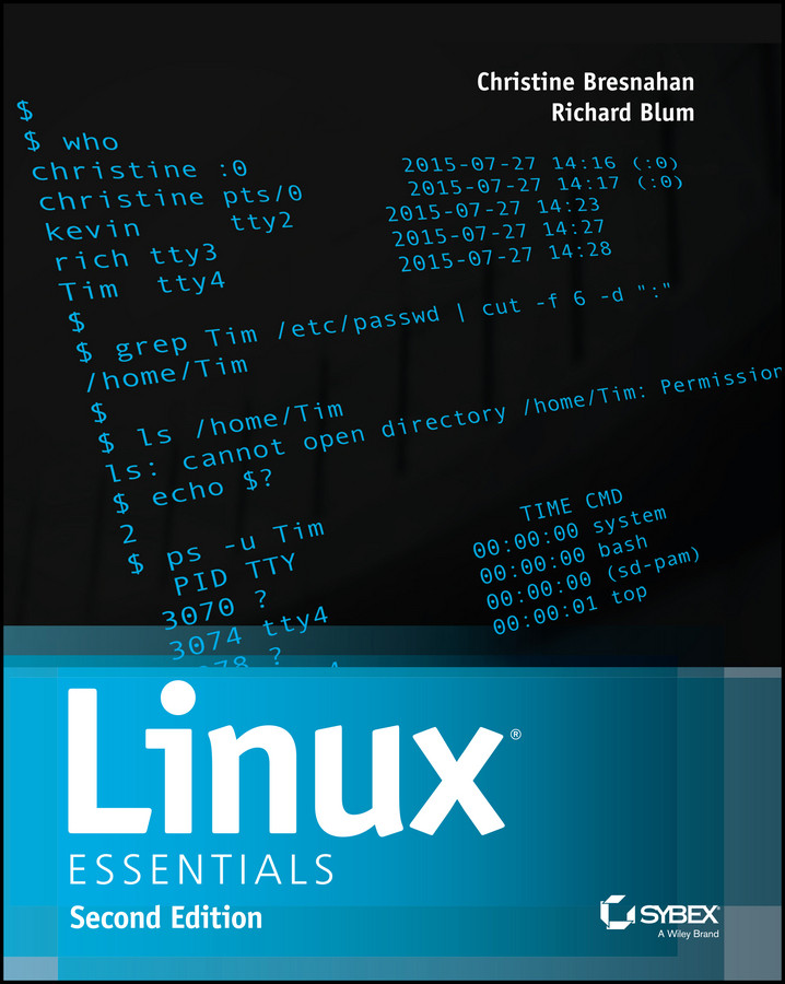 Linux Essentials book cover by Christine Bresnahan, Richard Blum