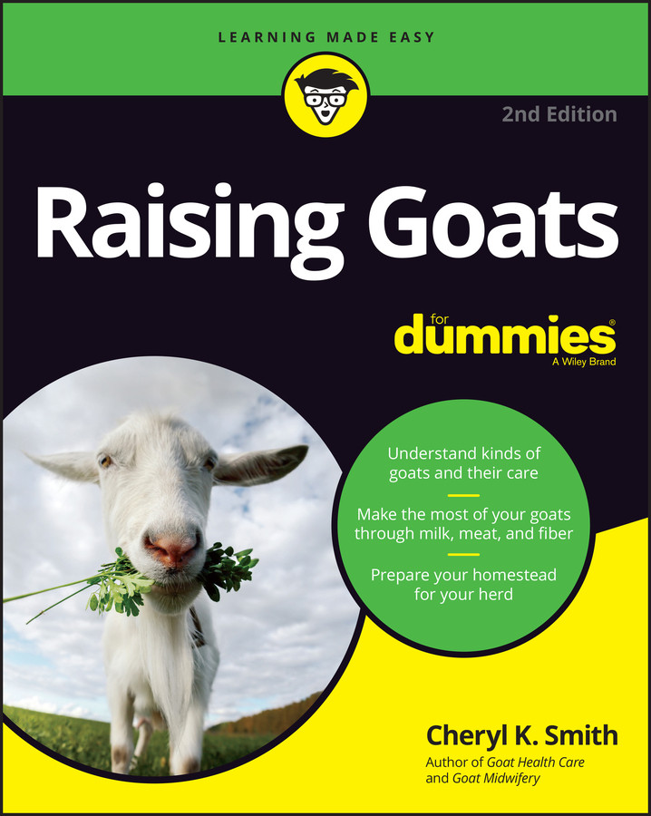 Raising Goats For Dummies book cover by Cheryl K. Smith