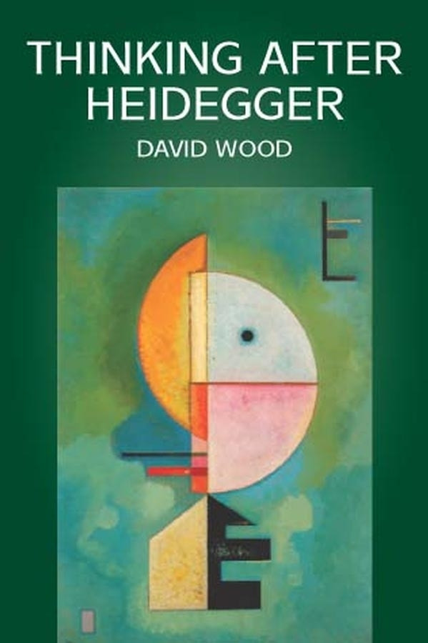 Thinking After Heidegger book cover by David Wood