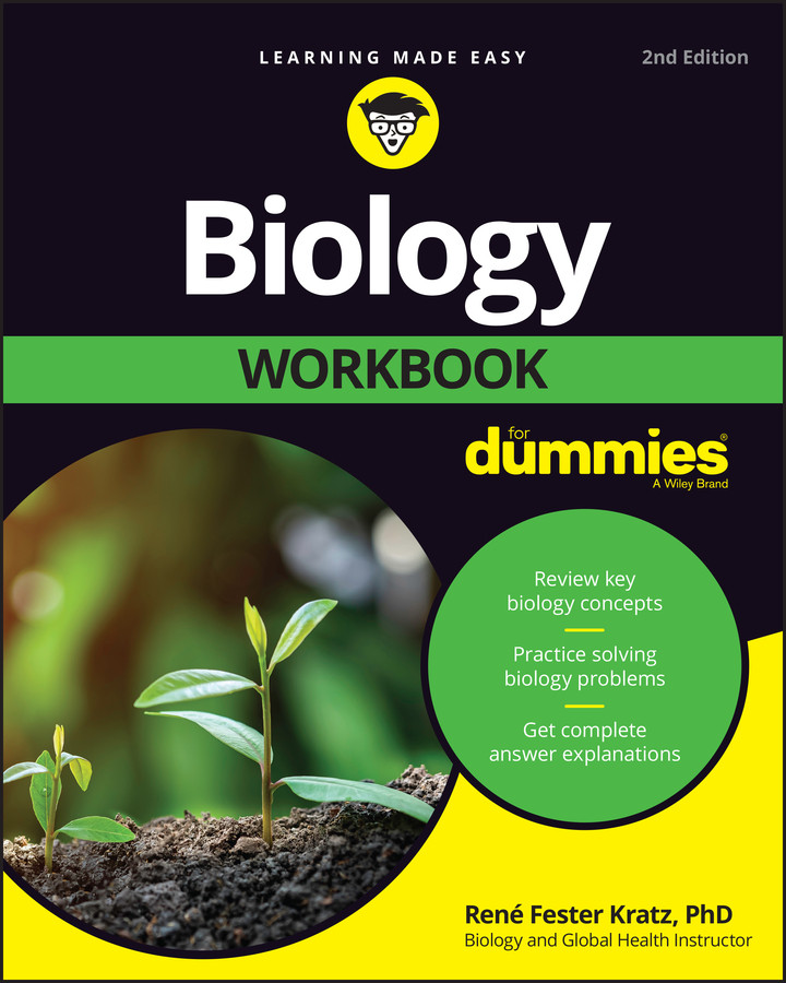 Biology Workbook For Dummies book cover by Rene Fester Kratz