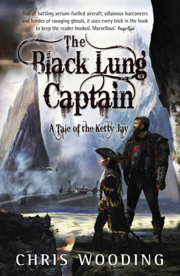 The Black Lung Captain: Tales of the Ketty Jay book cover by Chris Wooding