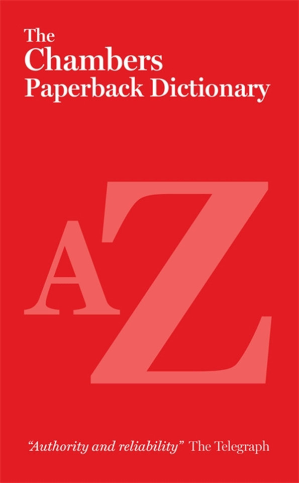 The Chambers Paperback Dictionary book cover by Chambers (Ed.)