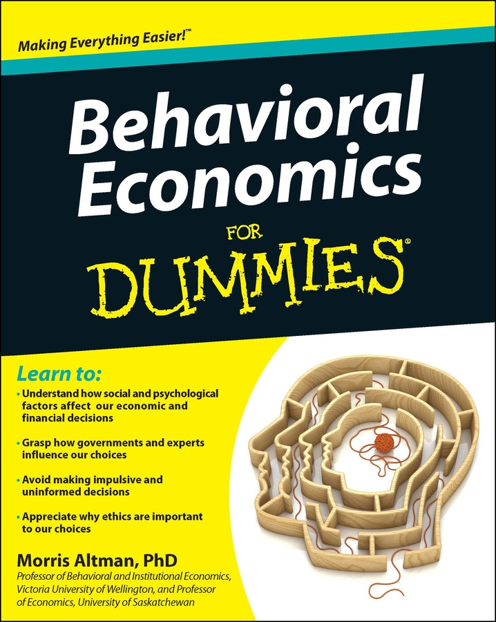 Behavioral Economics For Dummies book cover by Morris Altman