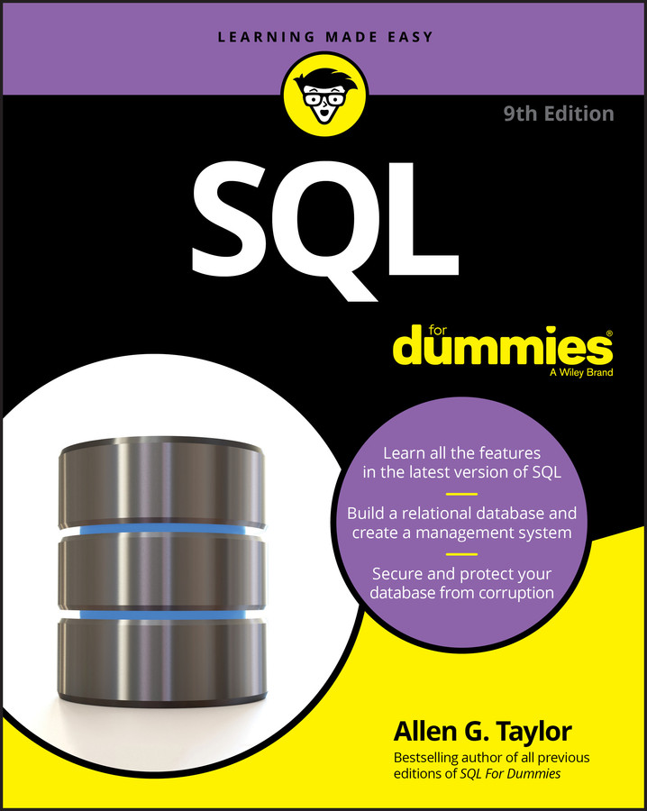SQL For Dummies book cover by Allen G. Taylor