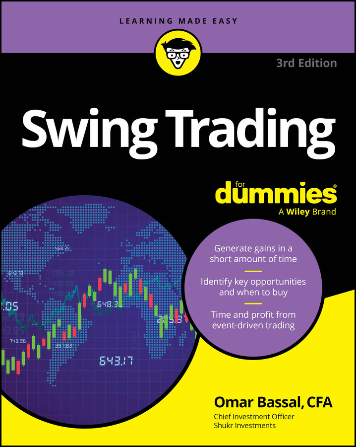 Swing Trading For Dummies book cover by Omar Bassal