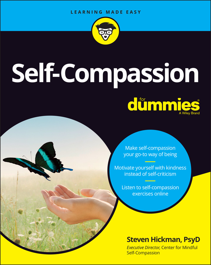 Self-Compassion For Dummies book cover by Steven Hickman