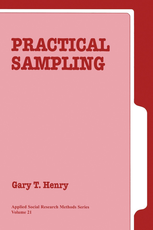 Practical Sampling (Applied Social Research Methods) book cover by Gary T. Henry