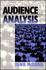 Audience Analysis book cover by Denis McQuail