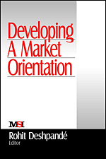 Developing a Market Orientation book cover by 
