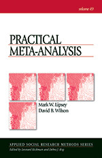 Practical Meta-Analysis (Applied Social Research Methods) book cover by Mark W. Lipsey, David B. Wilson