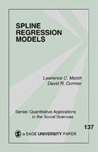 Spline Regression Models (Quantitative Applications in the Social Sciences) book cover by Lawrence C. Marsh, David R. Cormier