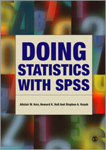Doing Statistics With SPSS book cover by Alistair W Kerr, Howard K Hall, Stephen A Kozub