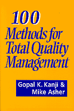 100 Methods for Total Quality Management book cover by Gopal K Kanji, Mike Asher