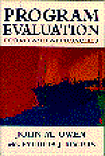 Program Evaluation: Forms and Approaches book cover by John M Owen, Patricia Rogers