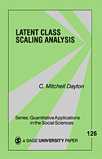 Latent Class Scaling Analysis (Quantitative Applications in the Social Sciences) book cover by C. Mitchell Dayton
