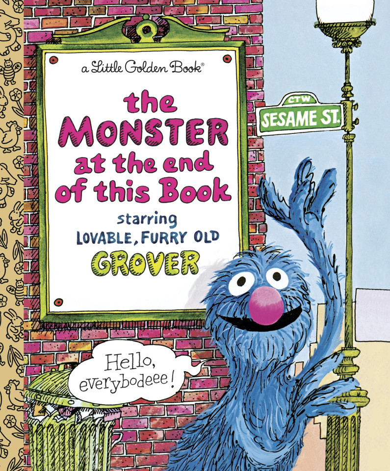 The Monster at the End of This Book (Sesame Street) (Little Golden Book) book cover by Jon Stone