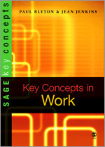 Key Concepts in Work (SAGE Key Concepts series) book cover by Paul Blyton, Jean Jenkins