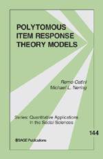 Polytomous Item Response Theory Models (Quantitative Applications in the Social Sciences) book cover by Remo Ostini, Michael L. Nering