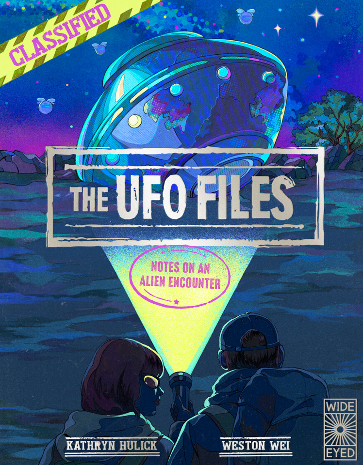 The UFO Files: Notes on an Alien Encounter book cover by Kathryn Hulick