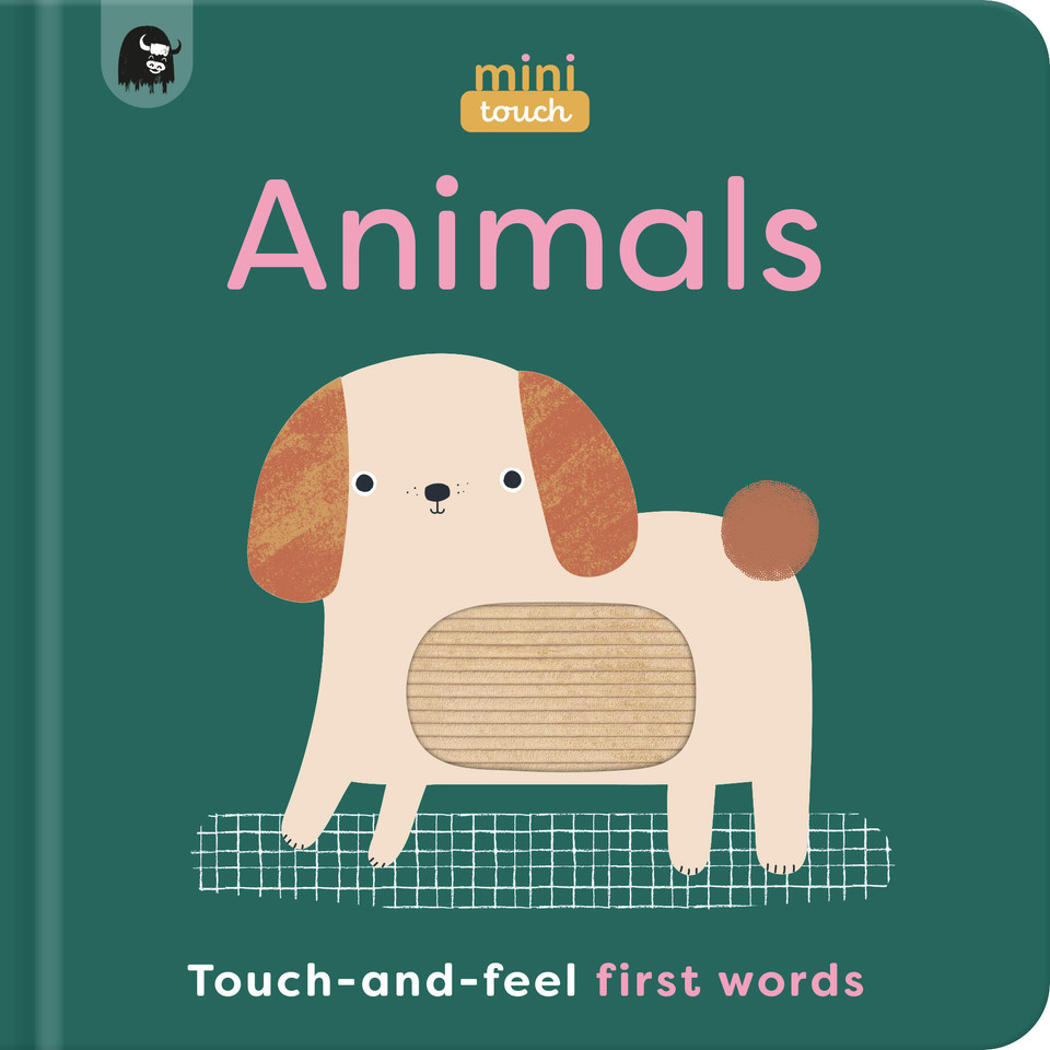 MiniTouch: Animals: Touch-and-feel first words (MiniTouch) book cover by Happy Yak