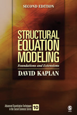 Structural Equation Modeling: Foundations and Extensions (Advanced Quantitative Techniques in the Social Sciences) book cover by David Kaplan
